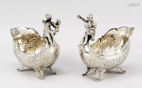 Pair of sauce boats, German, c. 190