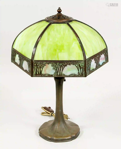 Trade table lamp, early 20th centur