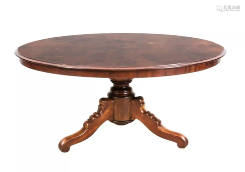 Coffee table around 1860, solid mah