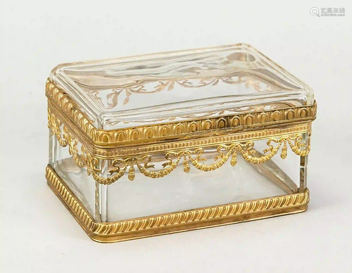 Empire hinged lidded box, 19th cent