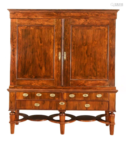 Classicist cabinet around 1800, mah