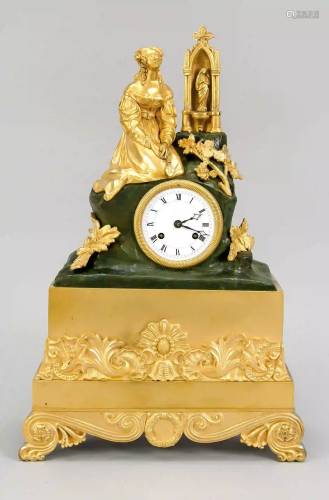 fire gilded Empire pendulum, 1st ha