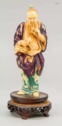 Ivory figure, China, 19th century,