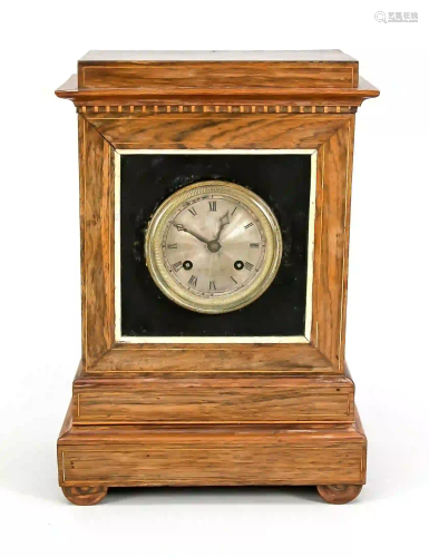 Table clock walnut wood with thread