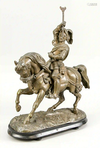 Historicist equestrian statuette, 1