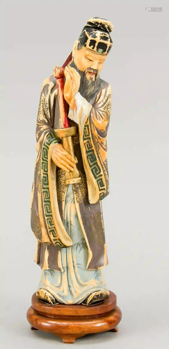 Ivory figure, China, 19th century,