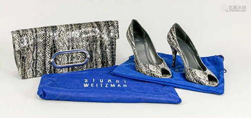 Stuart Weitzman, bag and matching p