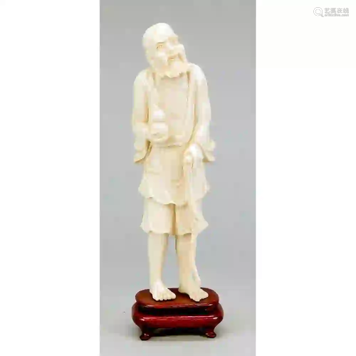 Ivory figure, China, 19th century,