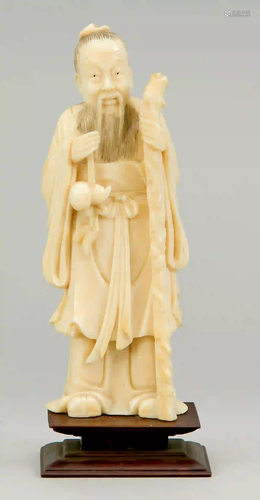 Ivory figure, China, 19th c., place