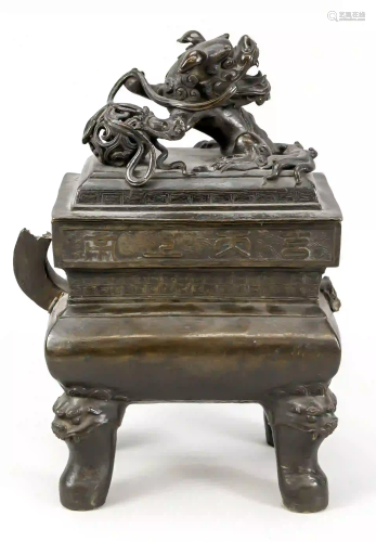 Archaistic incense burner, China, p