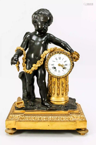 large french figure pendulum. Figur