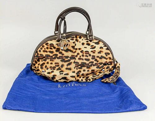 Leopard skin look bag, Stuart Weitz