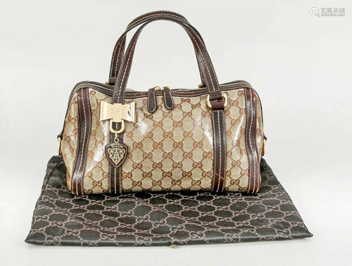 Handbag by Gucci, leather and rubbe