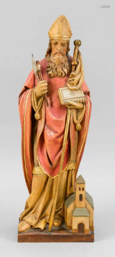 Figure of a saint from the beginnin