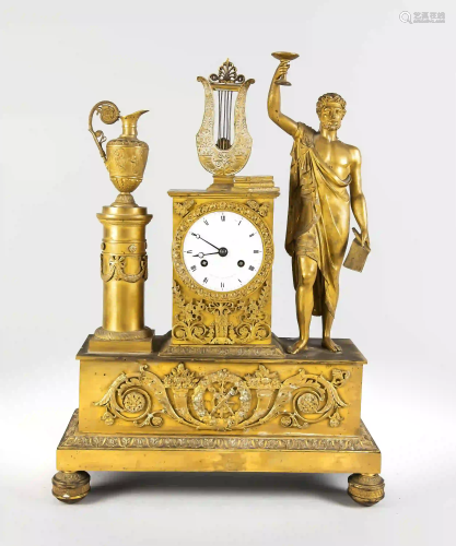 Empire pendulum, 1st half 19th c.,