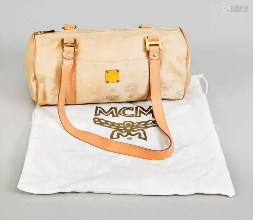 Handbag by MCM, champagne colored f