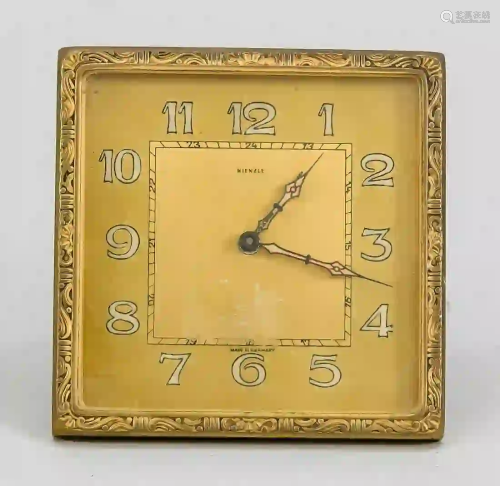 Kienzle, Art Deco alarm clock, with