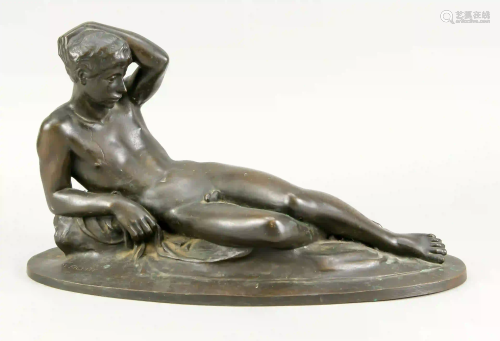 Max Fichte (1872-?), reclining nude