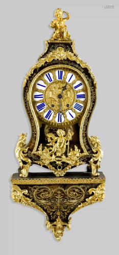 Boulle style console clock, 2nd hal