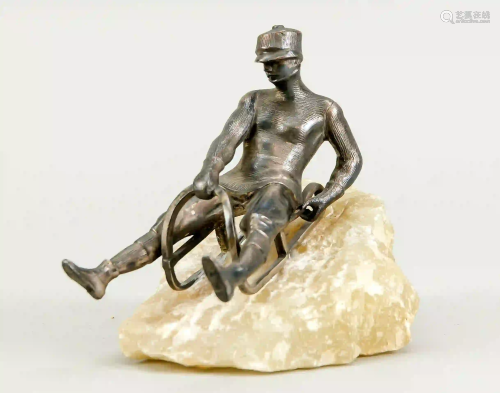 Anonymous sculptor c. 1900, tobogga