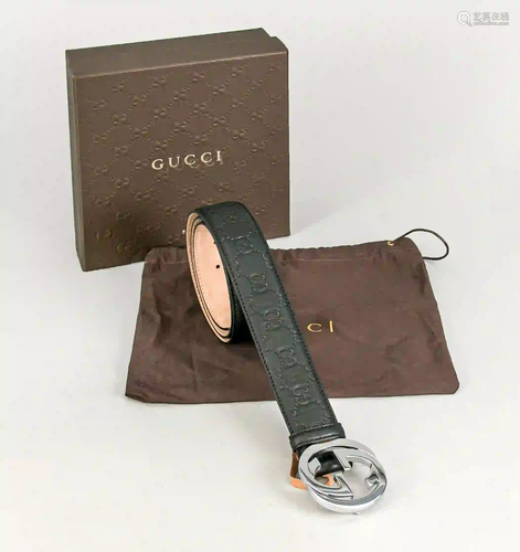 Gucci belt, size: 100/4, leather wi