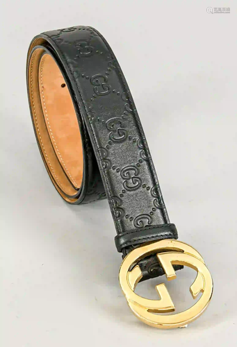 Gucci, belt, size 100/4, leather, l