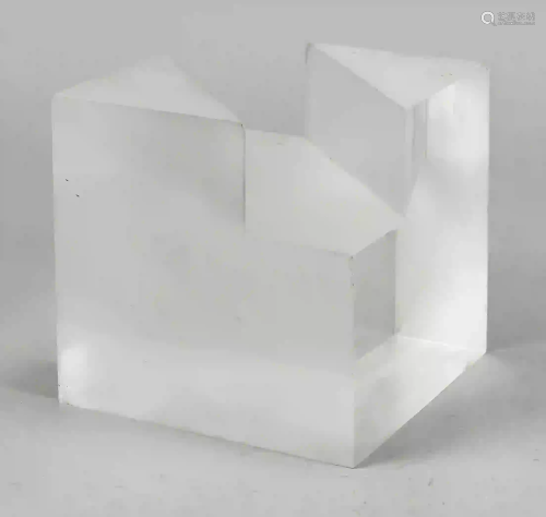 Angel Luque (1927-2014), cube with