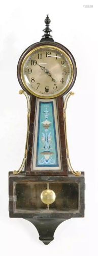 fancy wall clock with pendulum move