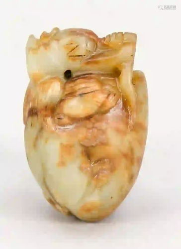 Small jade carving of a dragon, Chi