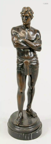 Anonymous sculptor c. 1900, standin