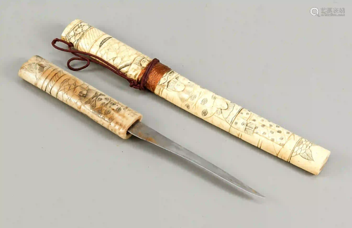 Knife, Japan, 19th c., short, singl