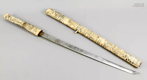 Katana, Japan, 19th c., slightly cu