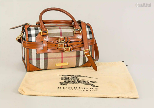 Burberry Toolbox, brown leather and