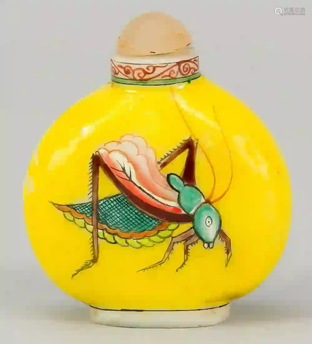 Peking glass snuffbottle, China, 19