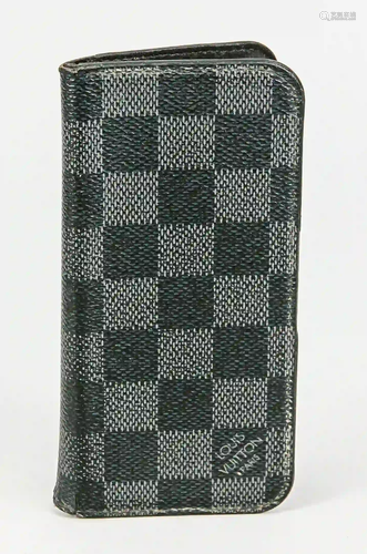 Louis Vuitton IPhone case, black-gr