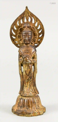 Figure of a saint, Korea, 19th cent