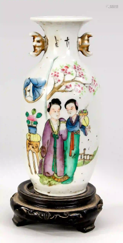 Famille rose vase, China, early 20t
