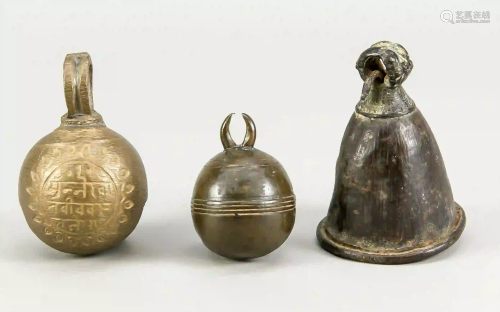 Convolute of 3 bells, Asia/Africa,