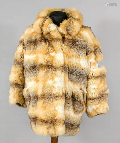 Fox fur jacket, 2nd half of 20th ce