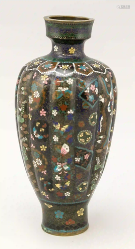 CloisonnÃ© vase, Japan, c. 1900. Sho