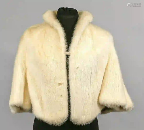 Sleeve cape made of white mink, 2nd