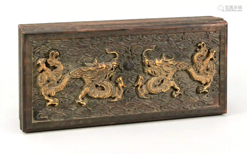 Dragon casket with lid, China, 19th