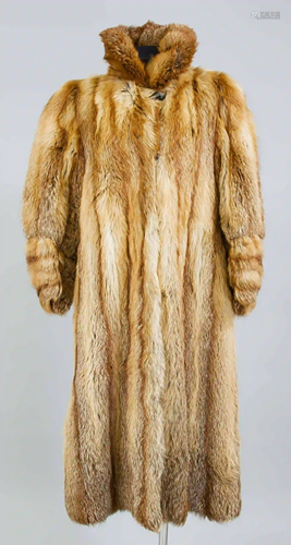 Ladies fox coat, without name or si