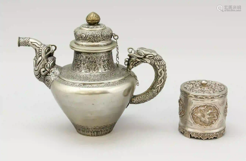 Teapot, Tibet, 19th/20th century, w