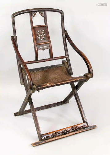 Folding chair, China, 19th century,