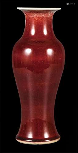红釉观音瓶