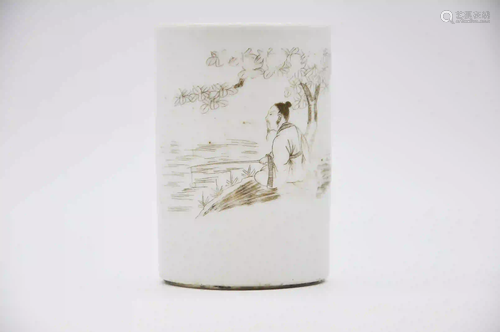 18-19th century brush pot