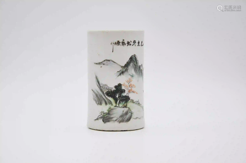 18-19th century brush pot