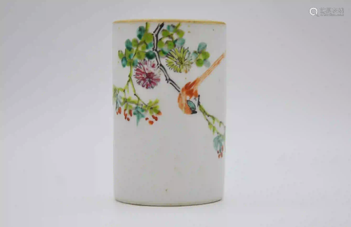 18-19th century brush pot