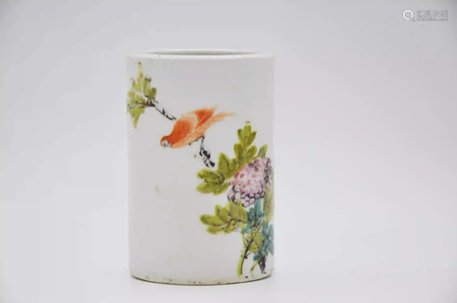 18-19th century brush pot